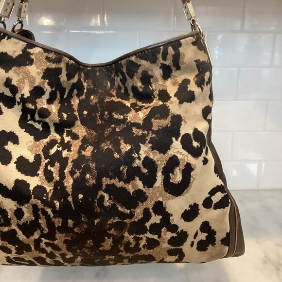 Coach Madison Ocelot Animal Print Phoebe Shoulder Bag - Picture 3 of 15